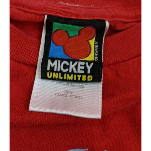 Vintage 90s Mickey Unlimited Disney Its Not Easy Mouse Tee Tshirt XL Jerry Leigh - Picture 3 of 5